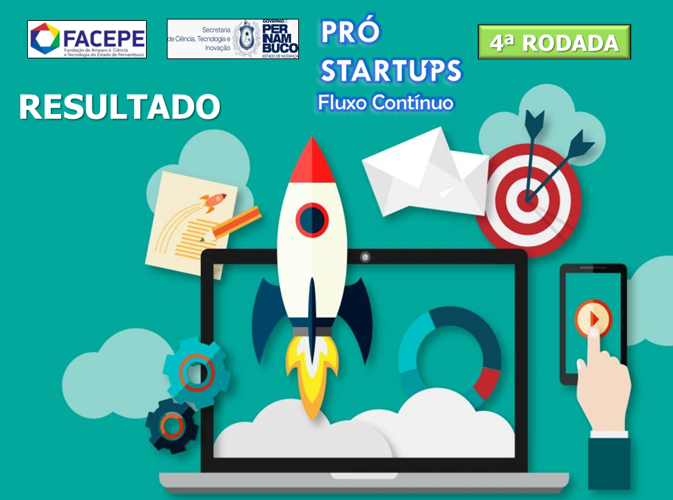 FACEPE divulga o Resultado do Julgamento da 4ª Rodada do Edital n° 34/2022 – Pró-Startups Operação – Fluxo Contínuo