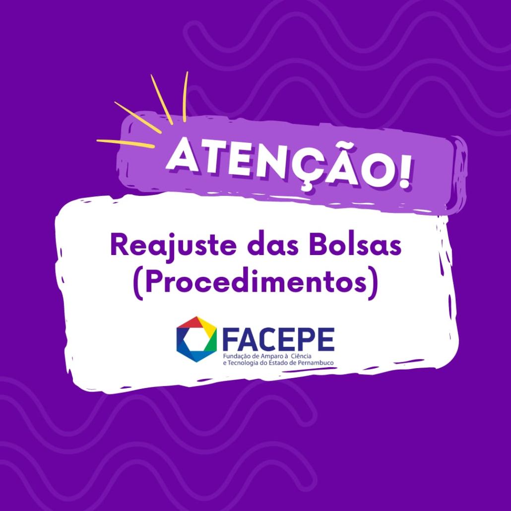 Reajuste das bolsas (Procedimentos)