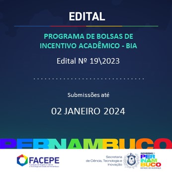 *FACEPE lança edital de Bolsas de Incentivo Acadêmico para fortalecer o ensino superior em Pernambuco*