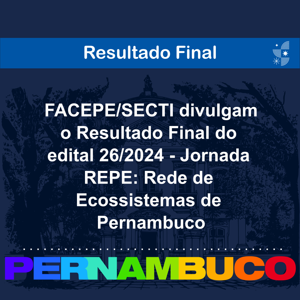 Resultado Final do edital Jornada REPE