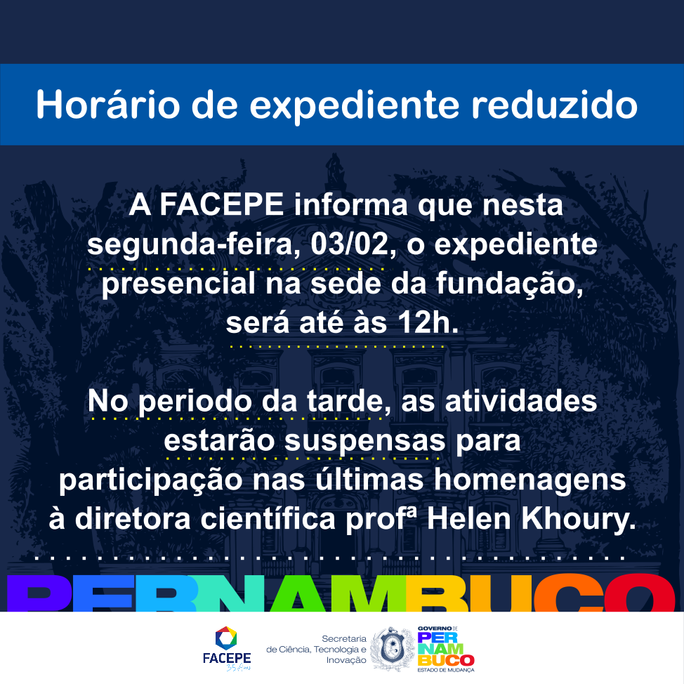 Horário de expediente reduzido – 03/02/2025