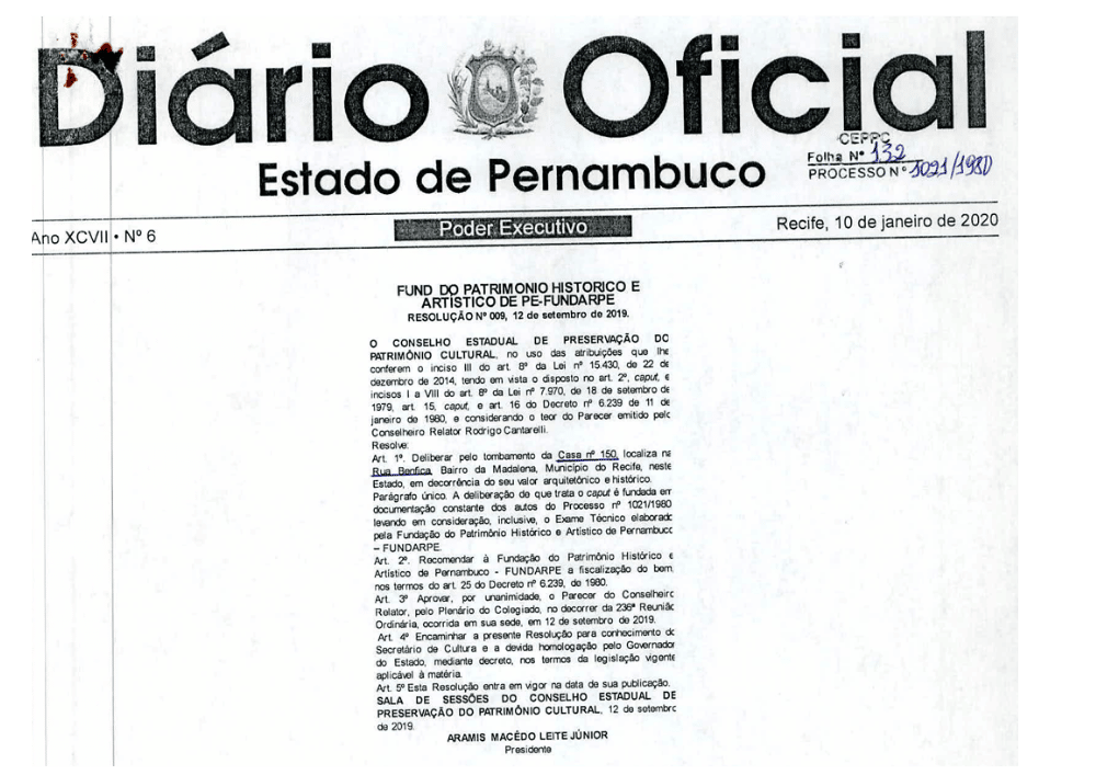 Disponibilizar o exame e o decreto