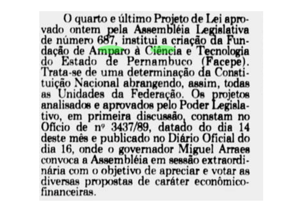 Fonte: Diário de Pernambuco, ano1989, edição 347
